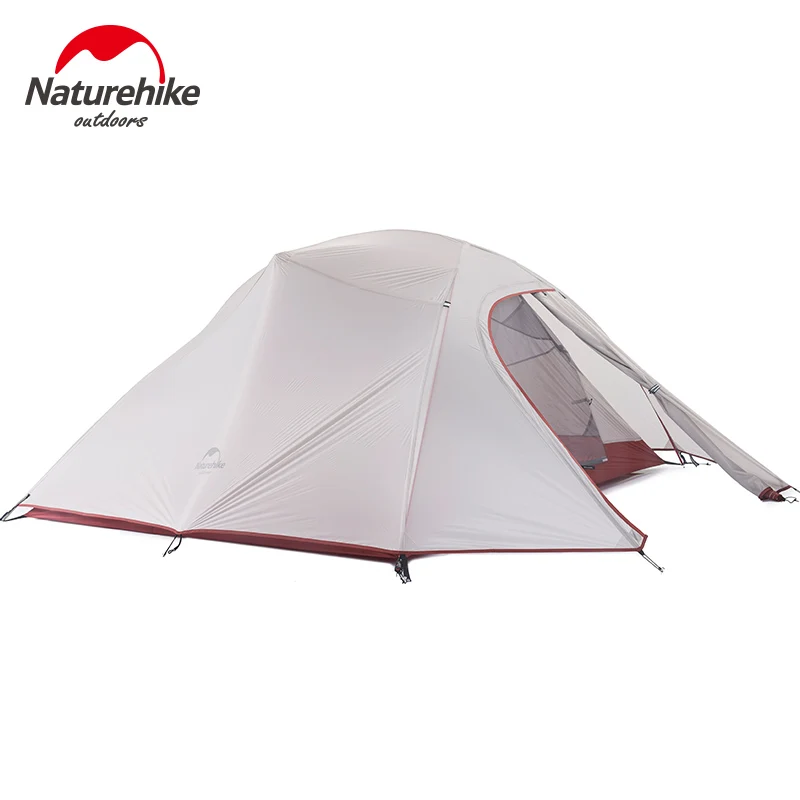 Günstig Naturehike Wolke Up Serie 1 2 3 Person Ultraleicht Zelt Camp Ausrüstung 20D Nylon Upgrade 2 Mann Winter Camping Zelt mit Matte