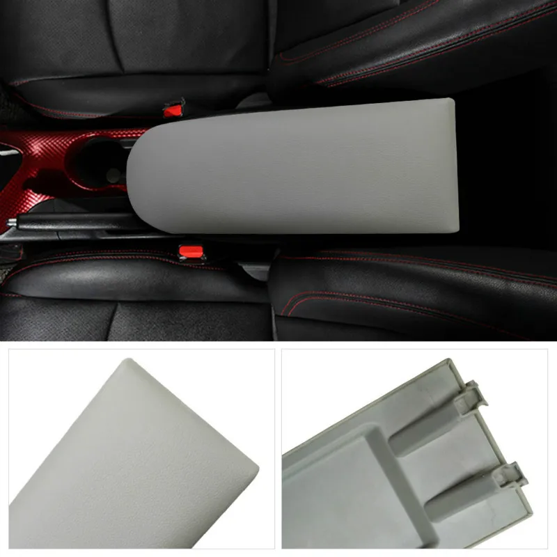 For Volkswagen VW GOLF MK4 BORA BEETLE PASSAT B5 Polo 6R Jetta Skoda OCTAVIA Lavida PU Leather Center Console Armrest Cover Lid