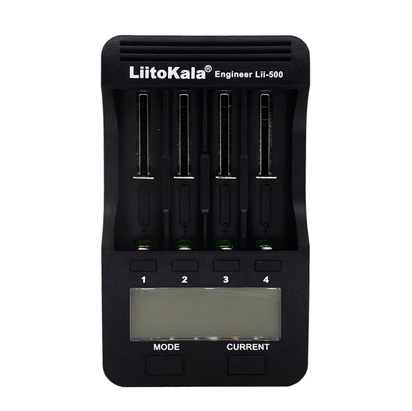 Liitokala lii500 lcd carregador para 3.7v 1.2v