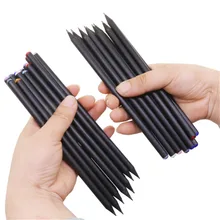 100 pcs HB Diamond Color Pencil Black Refill Stationery Supplies Drawing Supplies Cute Wooden Pencil Wholesale