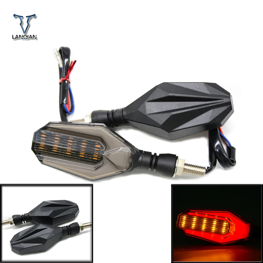 Motorcycle Flashing Lights Motorbike Turn Signal Moto Turn Indicators