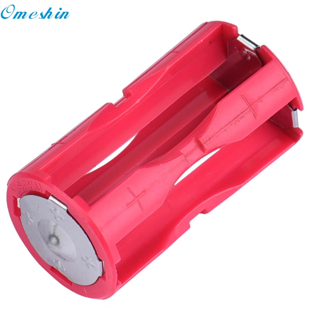 

OMESHIN SimpleStone Parallel Cell Adapter Battery Holder DC 1.5V Case Box Convert 4 AAA to 1 C Size June27