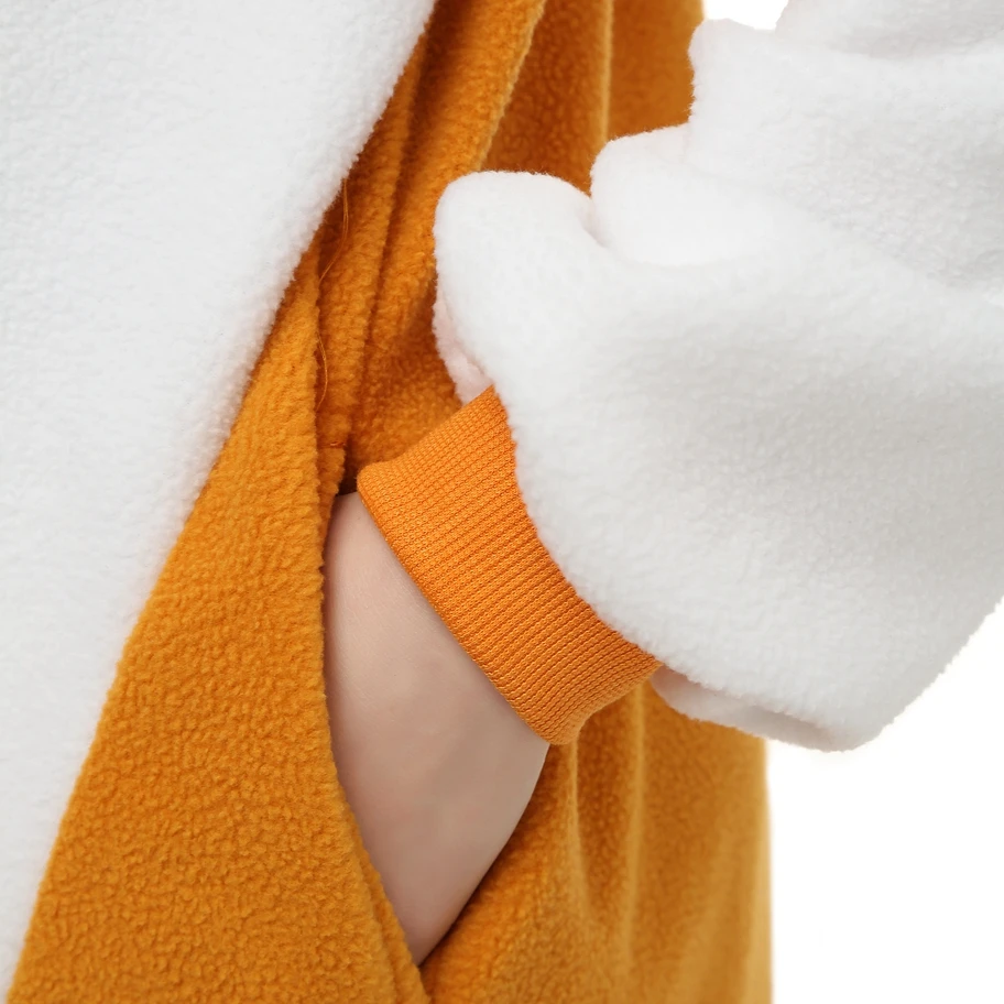 Взрослых флис Kigurumi Hamtaro косплей костюм мультфильм животных Комбинезоны пижамы Хэллоуин карнавал-маскарад Вечерние комбинезон