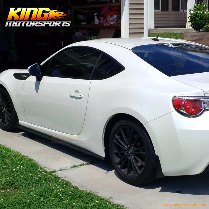 Подходит для 13-20 FRS Subaru BRZ GT86 FT86 CS Стиль боковые юбки Неокрашенный PU