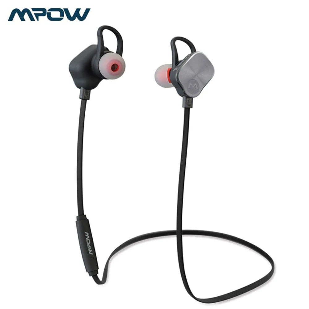 

MPOW Magneto Wearable Wireless Stereo Bluetooth V4.0 Headset Sports In-ear Earphone with Mic Volume Contr......