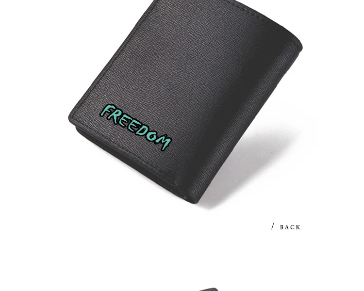 Jamaican Reggae Leaves Wallet Black Long Men Purse Short Bilfold Carteira Leaves Pattern Wallets (4)