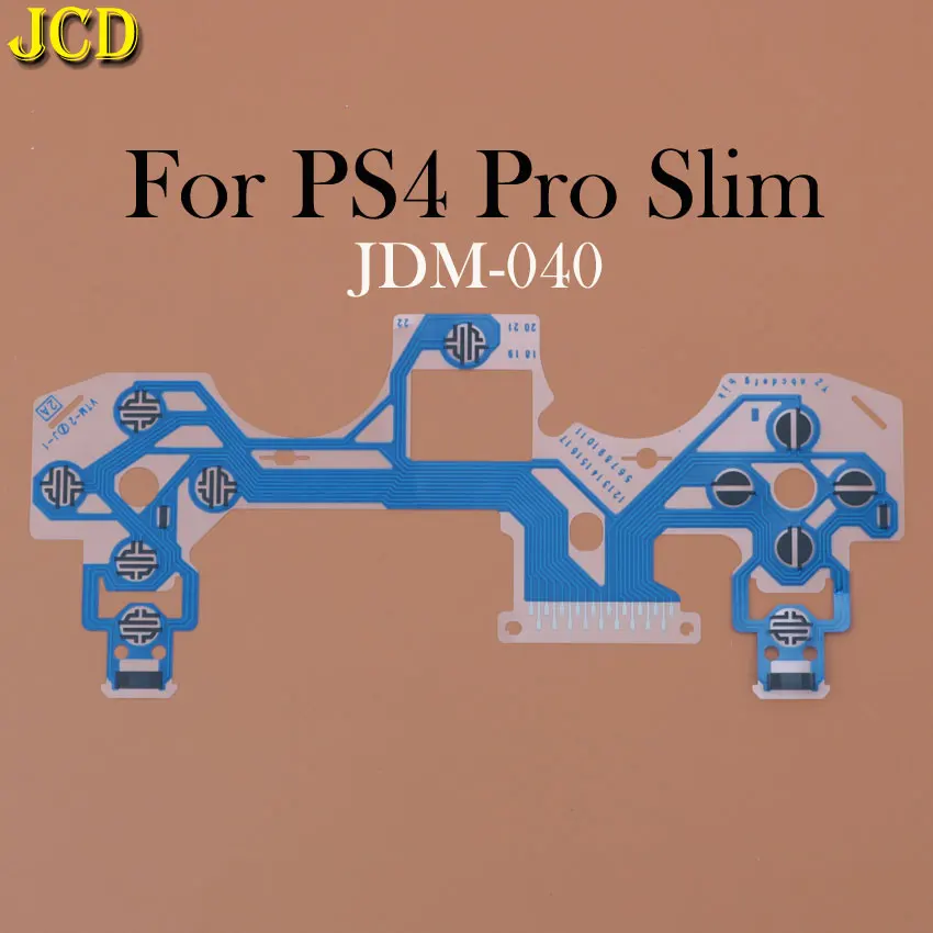 JCD 1 шт. кнопки ленточная печатная плата для Dualshock 4 PS4 Pro Slim JDM-001 JDS 055 проводящая пленка для контроллера пленочная клавиатура гибкий кабель