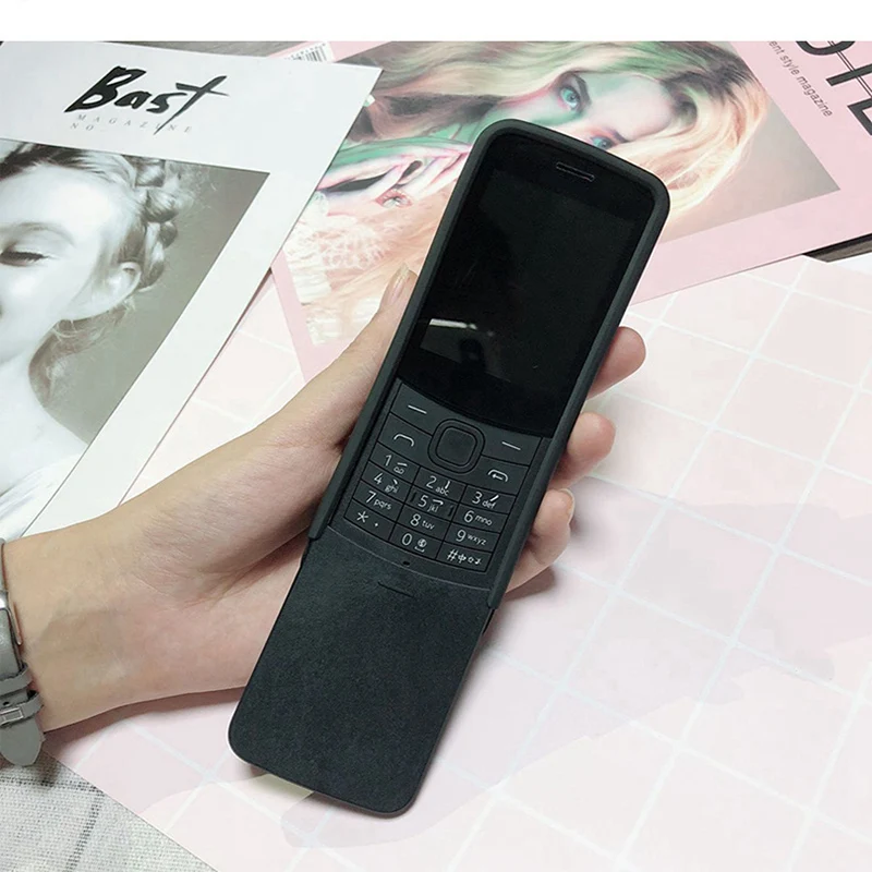 Для Nokia 8110 чехол ультра тонкий силиконовый мягкий чехол для Nokia 8110 4G узорчатые телефонные чехлы для Nokia TA-1059 оболочка