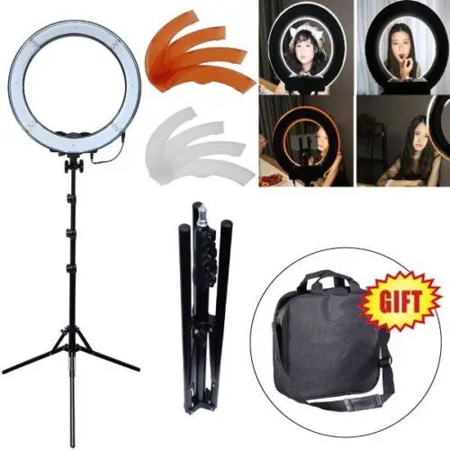 Studio 19 48cm 55w Dimmable Led Ring Light 185cm Tripod Light