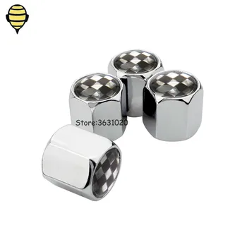 

Car Accessories Auto Wheel Rims Tire Valve Stem Caps for F1 Flag for Skoda Honda CRV Toyota Camry Buick Peugeot Citroen Nissan