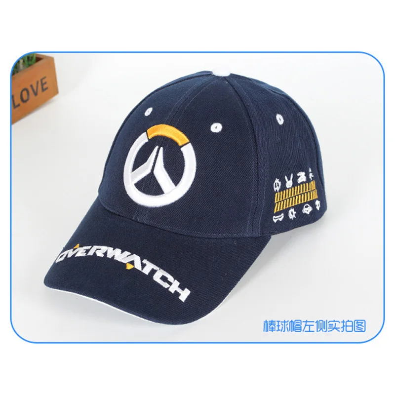 

Overwatch Anime Game Baseball Cap Fashion Embroidery Snapback Hat Adjustable Men Women Summer Hat for Gift