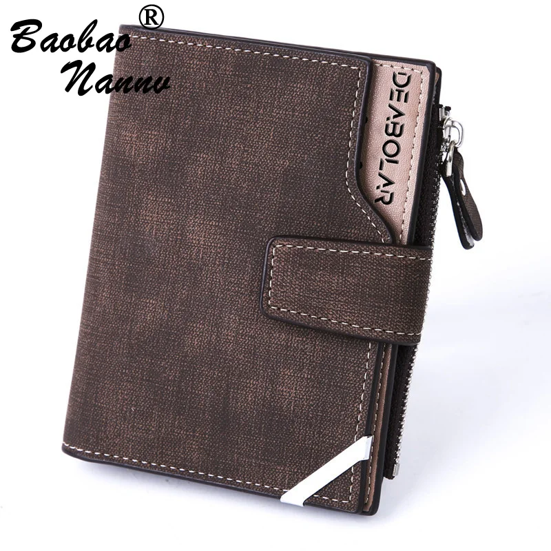 

Vintage Men Wallet New Brand Soft Leather Man Wallets Purse ID Holders Short Male Clutch Wallet Mens Money Bag Quality Guarantee