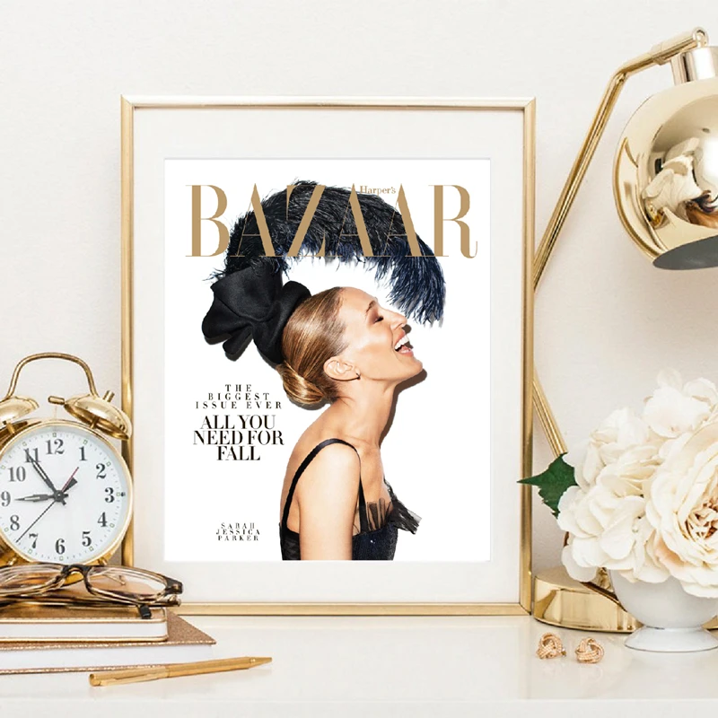 Fashion Magazine Canvas Print