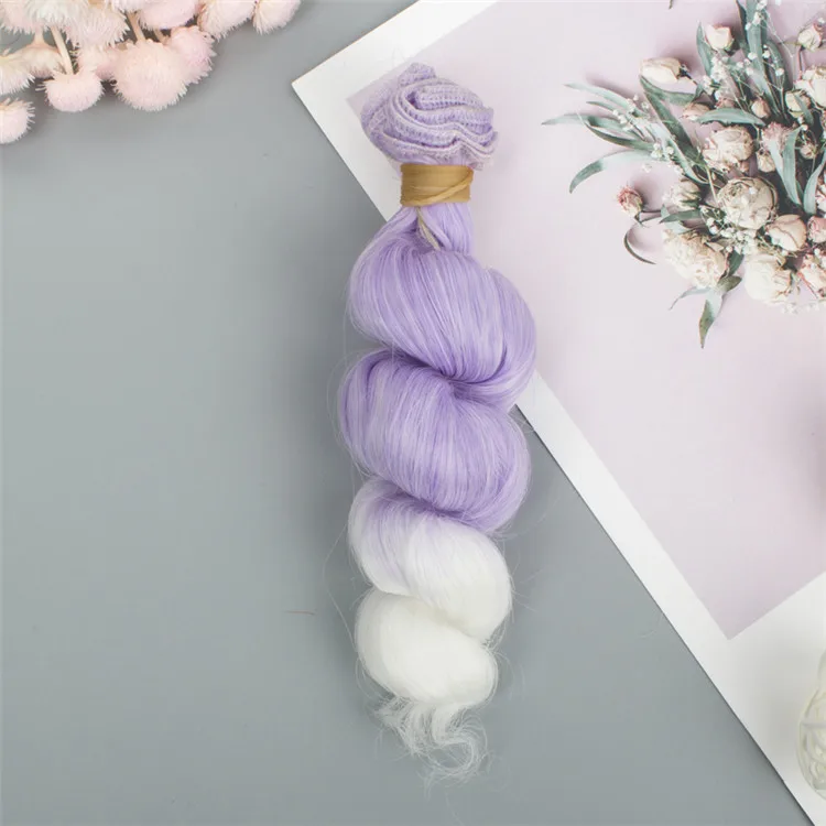 DIY кукольные парики термостойкая проволока натуральный цвет парик для кукол аксессуары