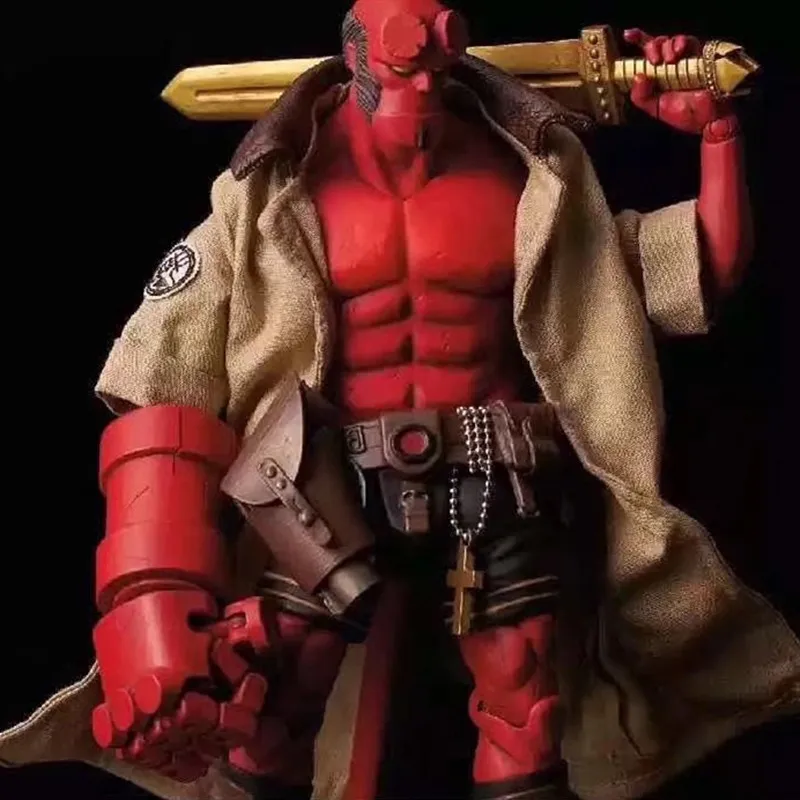 Одна деталь аниме фигурку супер герой hellboy правой руки уничтожения 1/12 urban legend Anung Un Rama 7 "Горячие игрушечные лошадки для обувь мальчиков