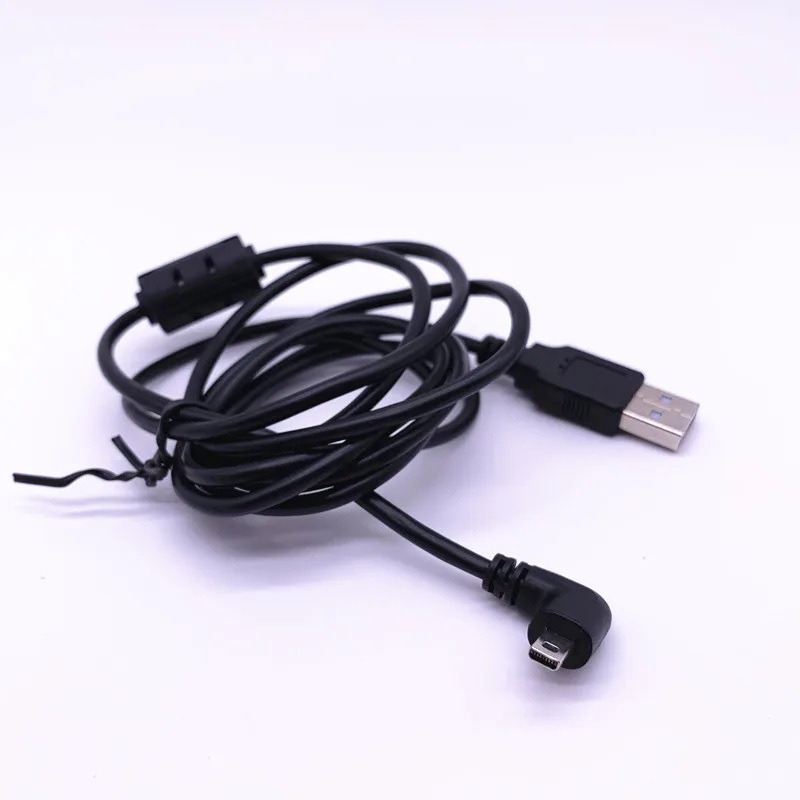 USB штекер для провода 8-контактный левый Угловой 90 стандартный кабель передачи