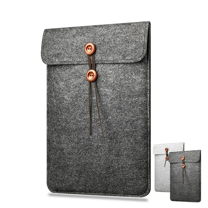 Wool-felt Laptop Bag 11 13 15 inch Laptop Sleeve for Apple Macbook Air/ Pro/Retina Unisex Liner Sleeve for Macbook Air 13 Case