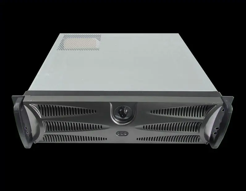 Промышленные корпуса компьютера 3U380mm usb пластик Замочная панель монитор серверного шасси