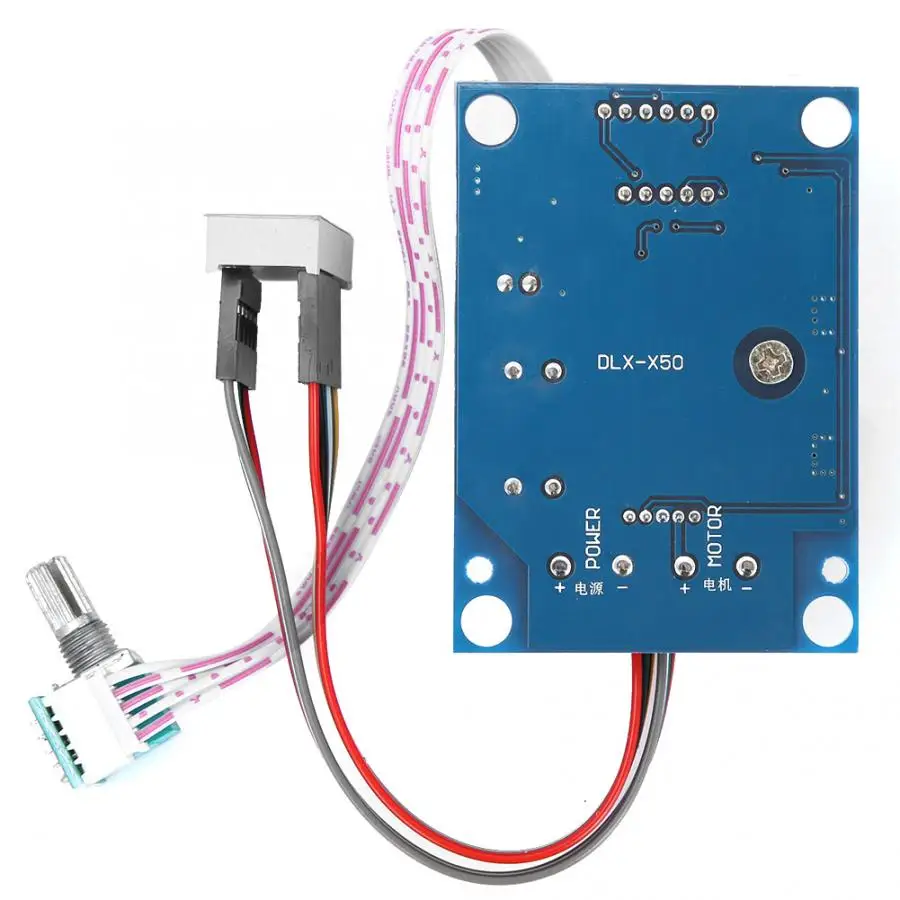 DC12-60V 20A PWM щетки мотора постоянного тока Скорость контроллер Регулируемый электродвигатель Скорость регулятор двигателя Скорость контроллер