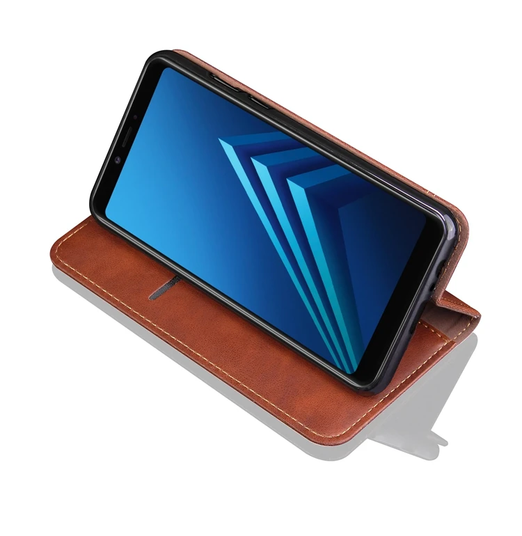 Кожаный для samsung Galaxy A8 чехол Coque samsung A5 флип чехол для Etui samsung A8 Чехол кошелек держатель карты Чехол