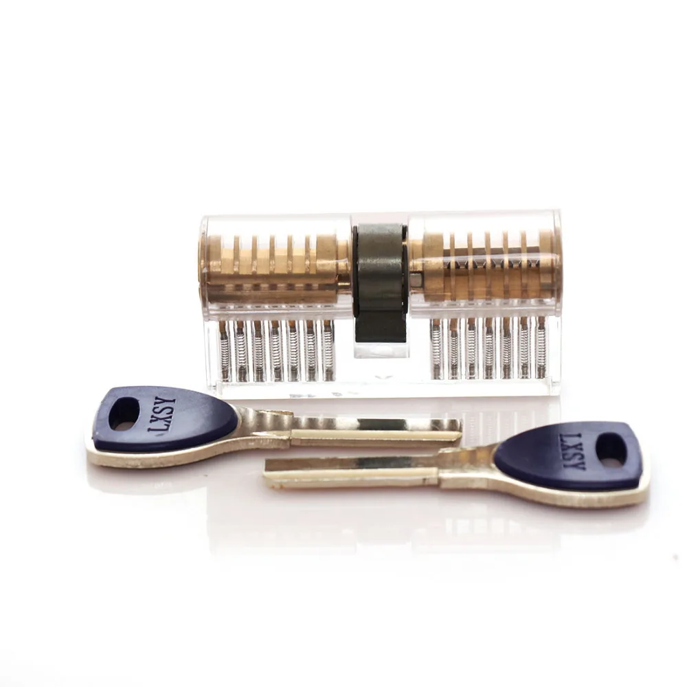 

Transparent Professional Crescent Cutaway Practice Padlock Lock For Locksmith Tools