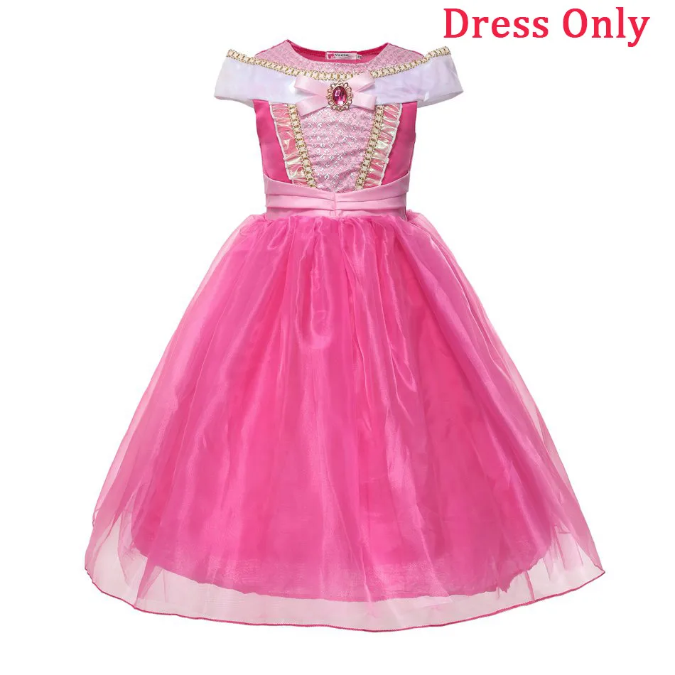PaMaBa/костюм Спящей красавицы; платье принцессы для девочек; детский классический костюм Авроры; детское платье-пачка Авроры; Filles; вечерние платья - Цвет: Aurora-9