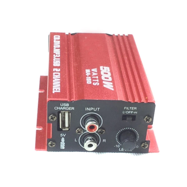 

MA-150 Mini Hifi Car Stereo Amplifier Hi-Fi Audio Power Amplifier Subwoofer for Auto Motorcycle LSMK99