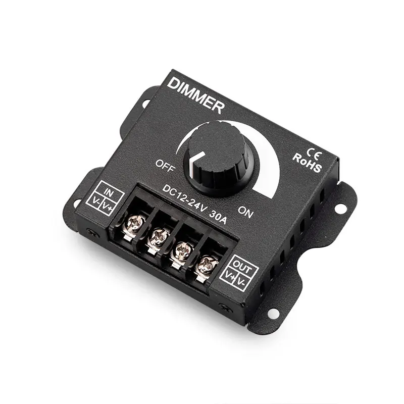 Вращающийся светодиодный регулятор яркости 12 В 24 30 А 360 Вт|led controller|control led stripscontroller