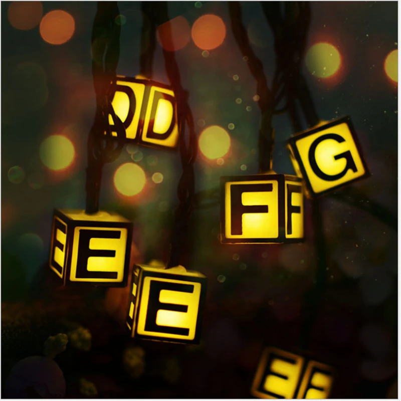 

6M 30pcs Letter/Character led Solar string for Christmas ,holiday ,party decoration outdoor wire free color Christmas light