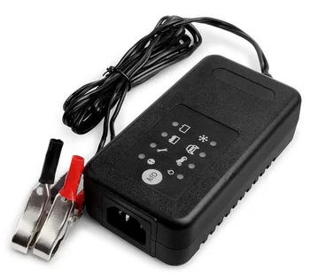 

12V Car Battery Charger 0.8/3.3A Motorcycle Charger Lead Acid Battery Charge Mode 4 Stages MCU Control