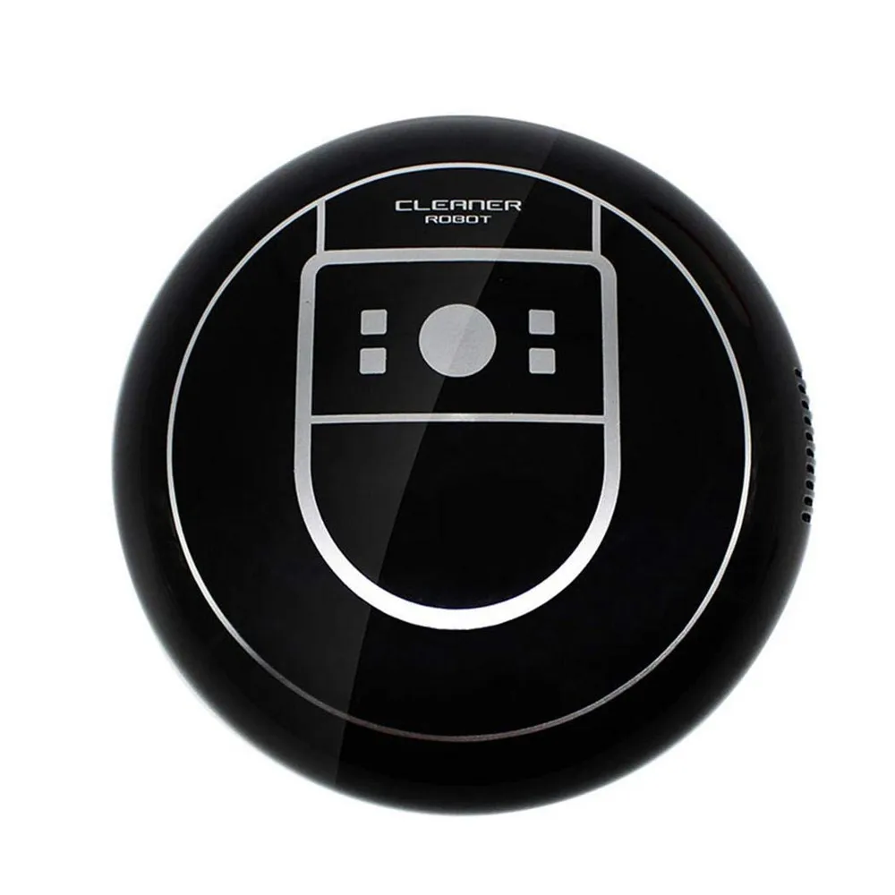 

black Intelligent Sweeper Robot Vacuum Cleaner Automatic Cleaning Machine Robotic Vacuums anti drop and anti collision #G35