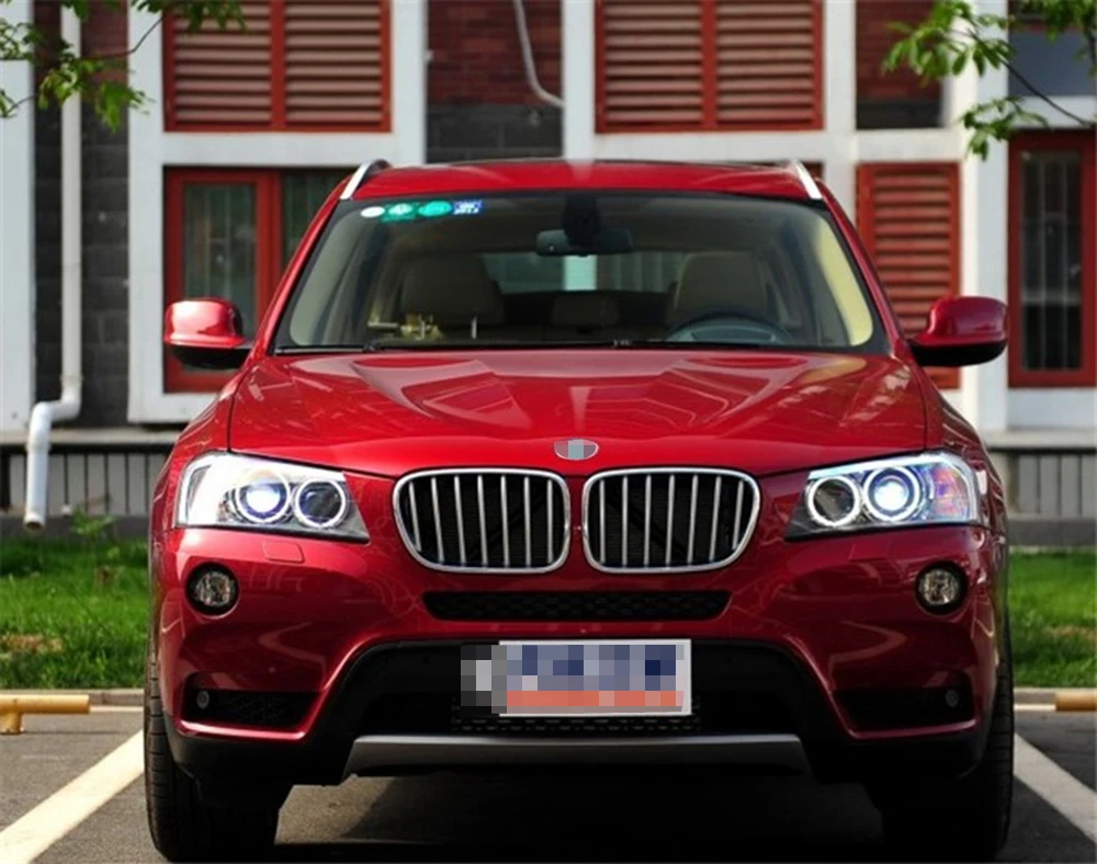 Для BMW X3 X4 F25 F26 2011 2012 2013 Автомобильные фары прозрачные линзы Авто оболочка Крышка