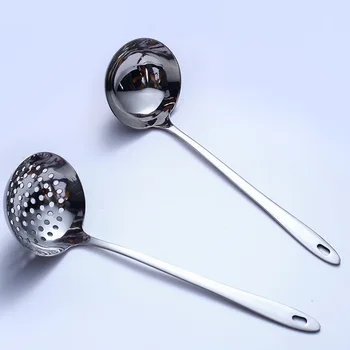 Stainless Steel soup Ladle Kitchen Serving & Skimming spoon For Sauce, Soup, Broth, Gravy 1PCS