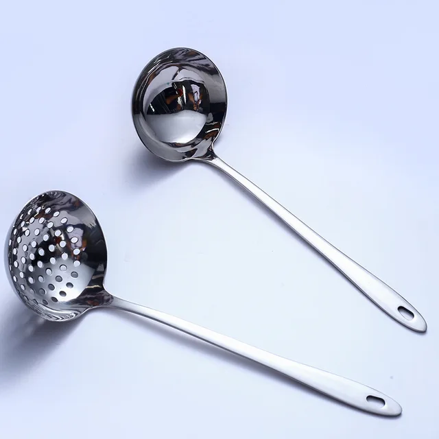 Stainless Steel soup Ladle Kitchen Serving & Skimming spoon For Sauce