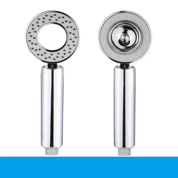 

Double-sided Shower Head Water Saving Round ABS Handheld Bath Shower High Pressure Enjoy SPA Bathroom Accessories