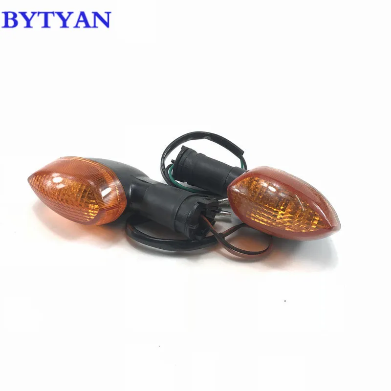 BYTYAN Amber Мотоцикл левый и правый указатель поворота свет лампы для Yamaha YZF R1 R6 FZ1 FZ6 XJ6