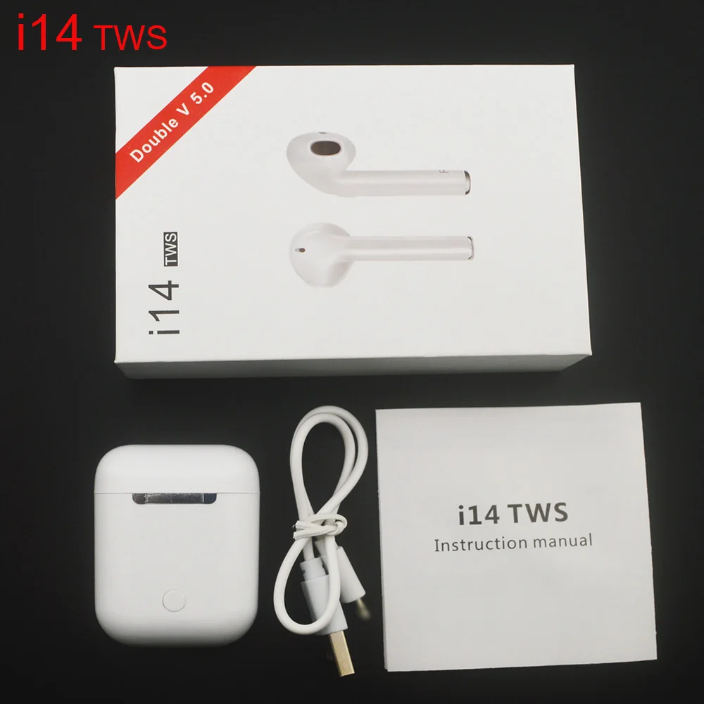 

i14 tws Bluetooth Earphones 1:1 Air HIFI Bass Sound Stereo Touch control Earbuds pk i88 i19s i10 i11 i12 i13 tws