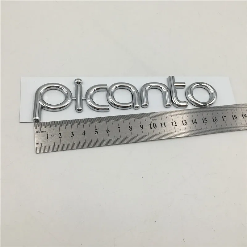 Для Kia Picanto Morning gtline Нижняя отделка багажного отделения наклейки с эмблемой логотипа