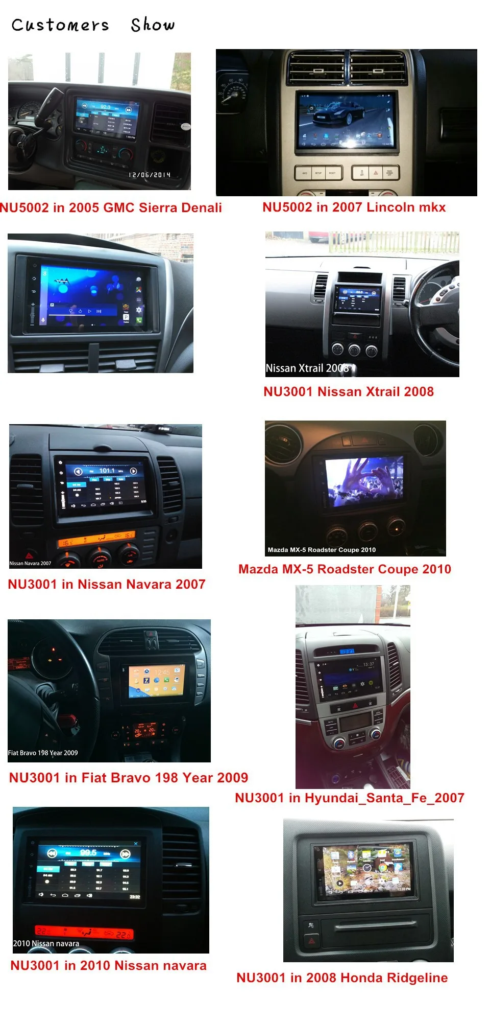Newsmy Carpad Nu3001 7 Pulgadas Tactil Android 4 4 Quad Core Headunit Dvd Del Coche Navigation Network Navigation Shipnavigator World Aliexpress