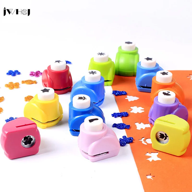 

JWHCJ 1 pcs Mini Embossing DIY Corner Paper Printing Card Cutter Scrapbook Shaper Hole Punch device Kids Handmade Craft gift