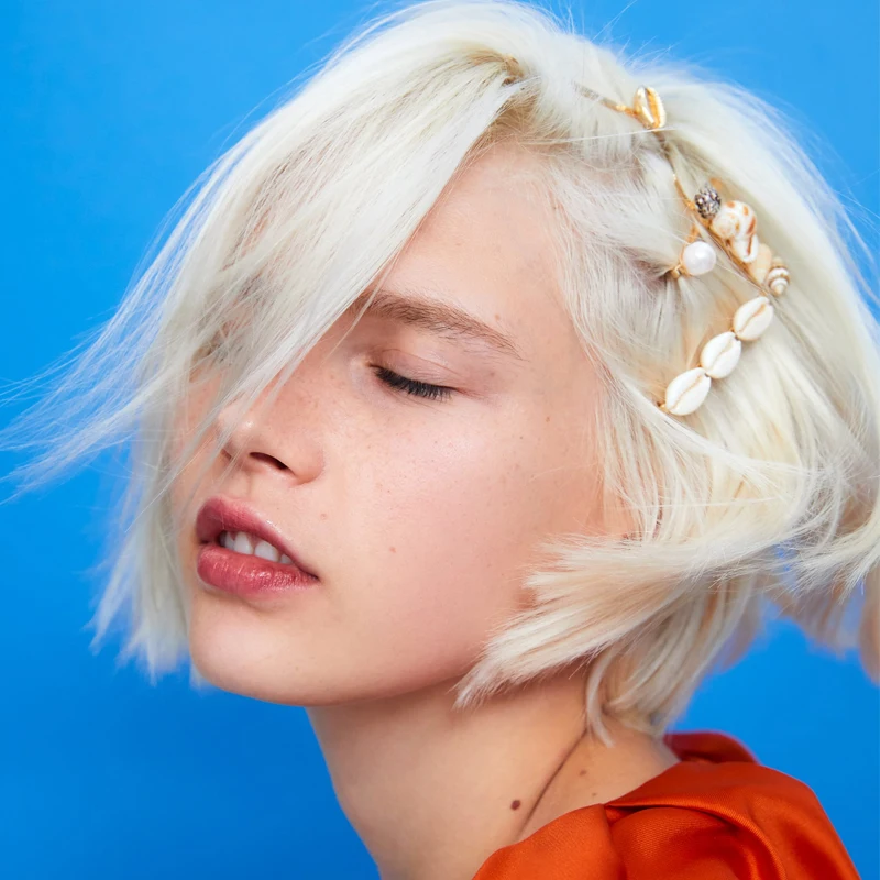 

JUJIA Hot Sale Girls Imitation Pearl Beads Hair Clips Pins Simple Fashion Hairpins Women Luxury Sweet Hairgrips Accessories