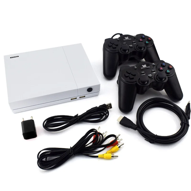 HD Ретро игровой консоли и 2 геймпады 4 Гб встроенной в 800 классических игр для PS1/GBA/FC максимум до 32 Гб игровой консоли