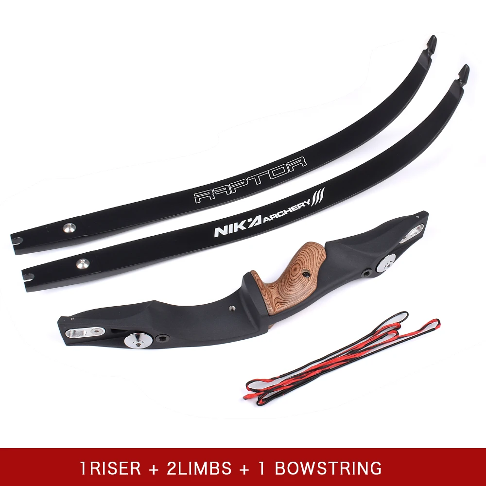 Archery 1X 60 inch Recurve Bow ILF Limbs 20 50lbs 17" Riser ILF CNC for Archery Powerful Hunting