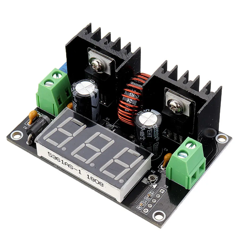 XL4016E1 DC 4 40 V Вход 1 25 36V Выход 8A 180 кГц регуляторы ШИМ модуляции цифровой понижающий