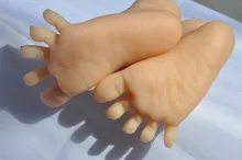 NEW little 2 years girl fake foot, silicone foot model, shoe model,mannequins female sexy feet in silicon for underwear model 39 23cm silicone female fake foot inner bone inside feet shoe model fetish 2017 new f800