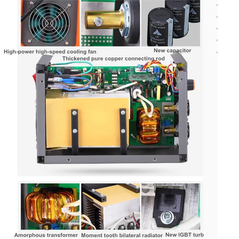 Мини сварочный инвертор функция памяти умный аппарат IGBT AC220V MMA/дуговой сварочный аппарат 10A-200A сварочный стержень 2,5-3,2 мм