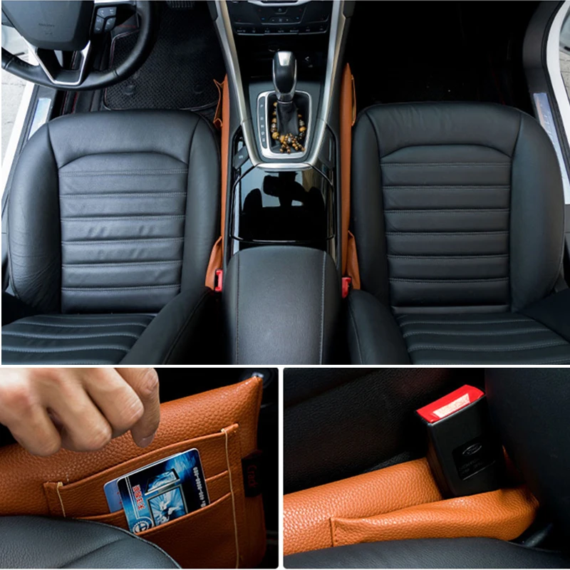 Us 25 65 8 Off 2pcs Car Seat Crevice Gap Stopper Strip Pu Leakproof Protector Covers For Volkswagen Golf 4 6 Mk4 Mk6 Gti Tiguan Passat Polo In