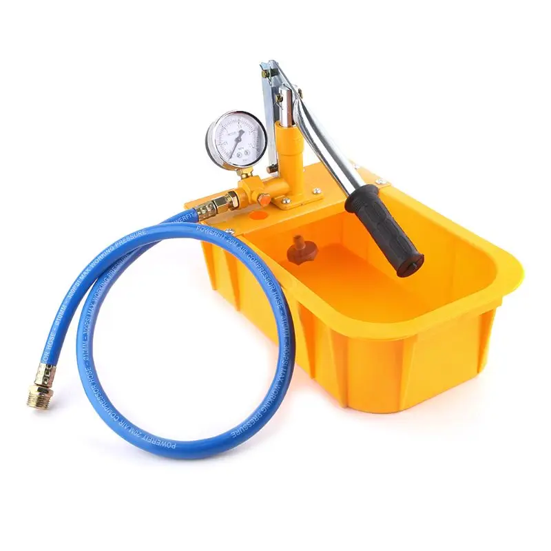 

Water Pressure Tester Pump 2.5MPa Pipeline Tester 25KG Manual Hydraulic Tester Pump