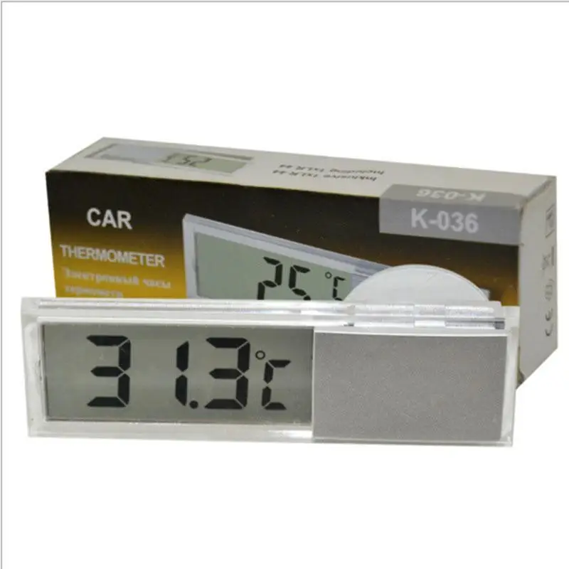 Цифровой термометр для автомобиля с ЖК-дисплеем и датчиком Цельсия по Фаренгейту, внешний датчик, электронный тестер, термометр r30