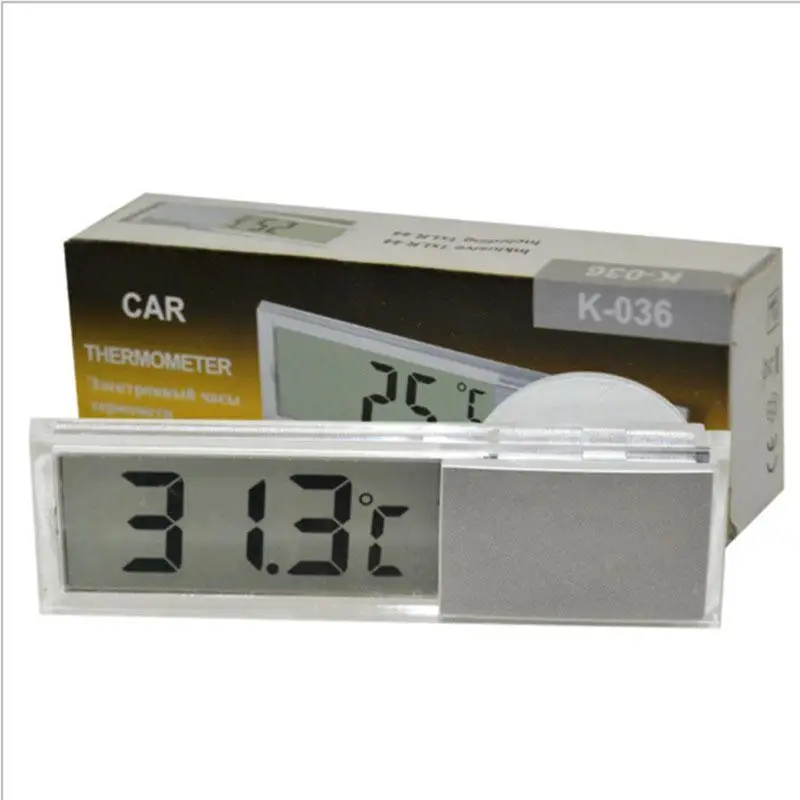 

Osculum Type LCD Vehicle-mounted Car Digital Thermometer Celsius Fahrenheit External Sensor Electronic Tester Thermometer r30